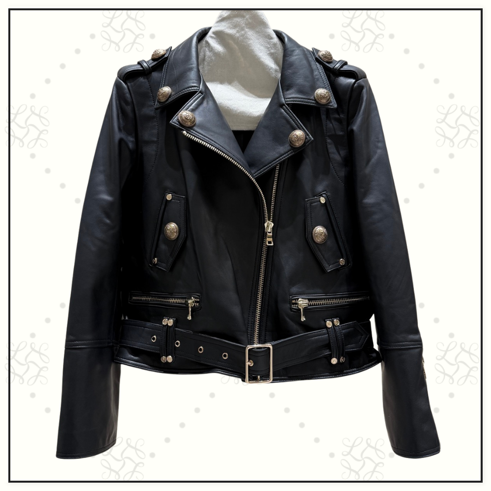 SIGNATURE BIKER LEATHER JACKET