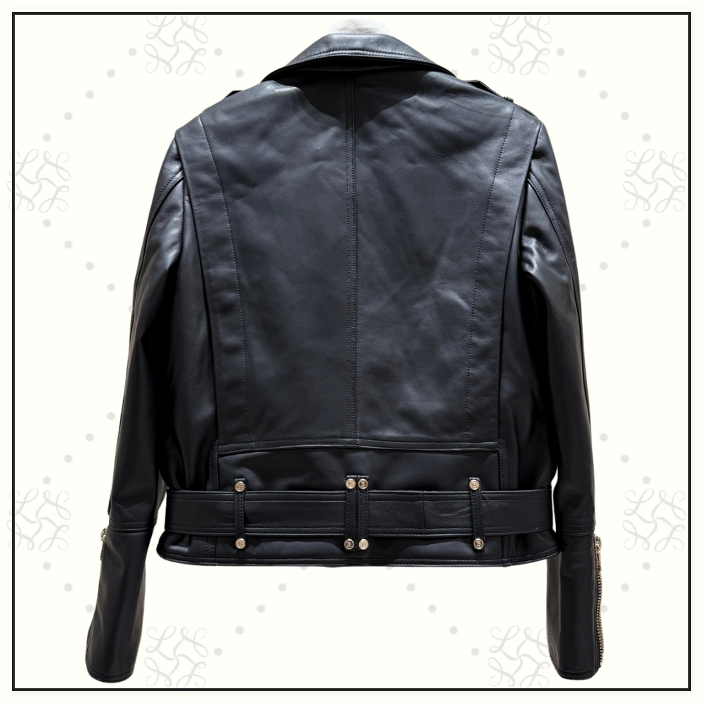 SIGNATURE BIKER LEATHER JACKET