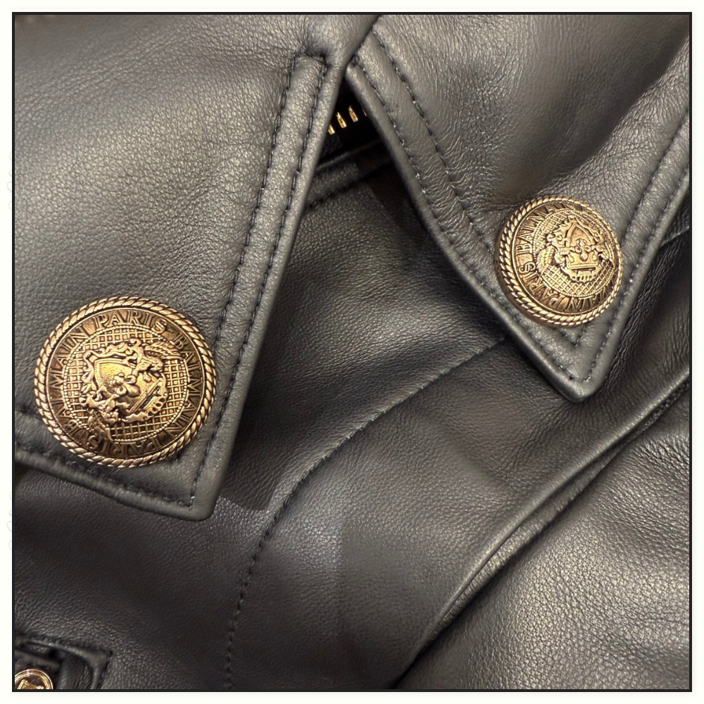 SIGNATURE BIKER LEATHER JACKET