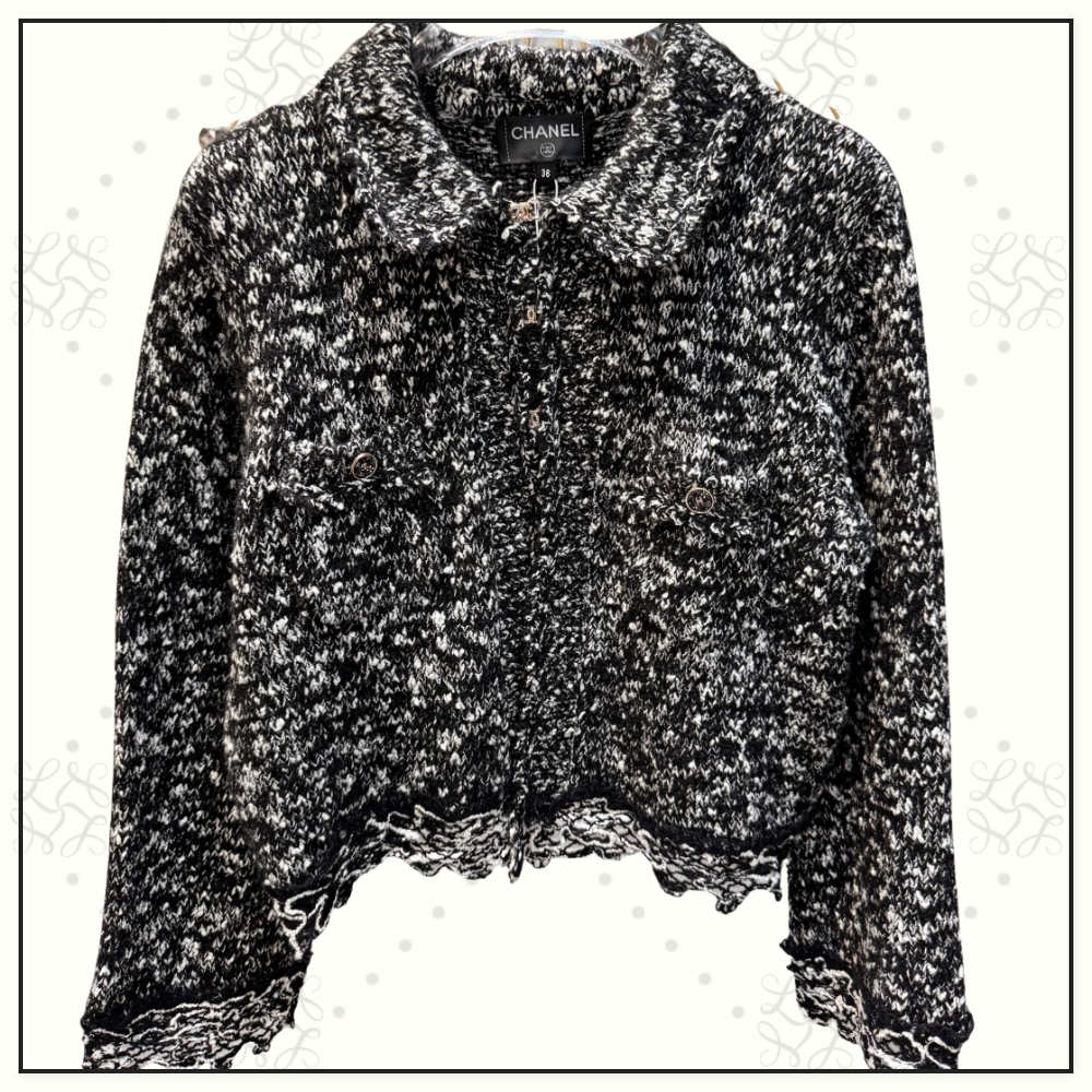 EMBROIDERED MOHAIR JACKET & MINI SKIRT