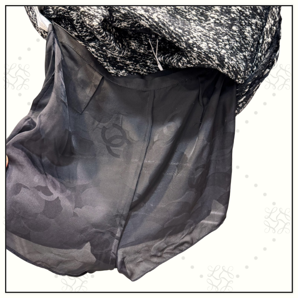 EMBROIDERED MOHAIR JACKET & MINI SKIRT