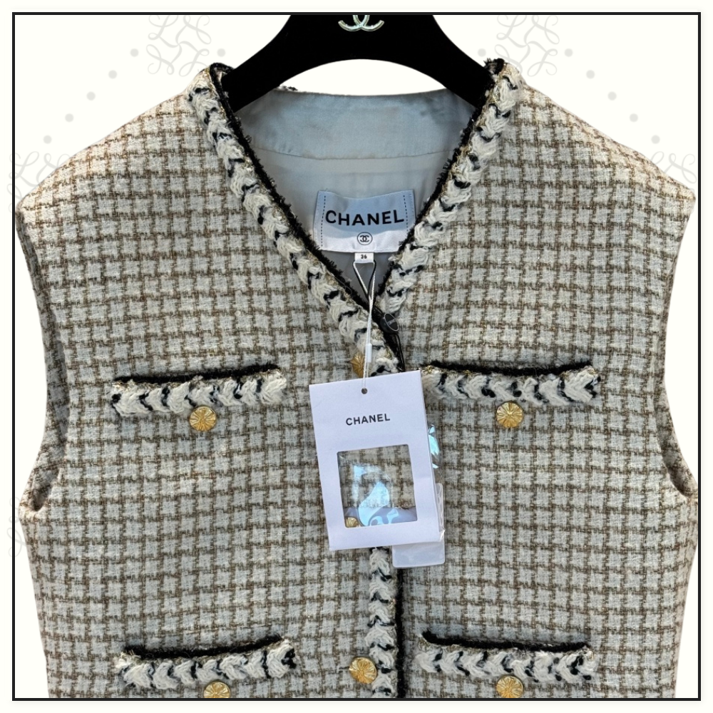 WOOL & MOHAIR TWEED VEST & MINI SKIRT & PENCIL SKIRT