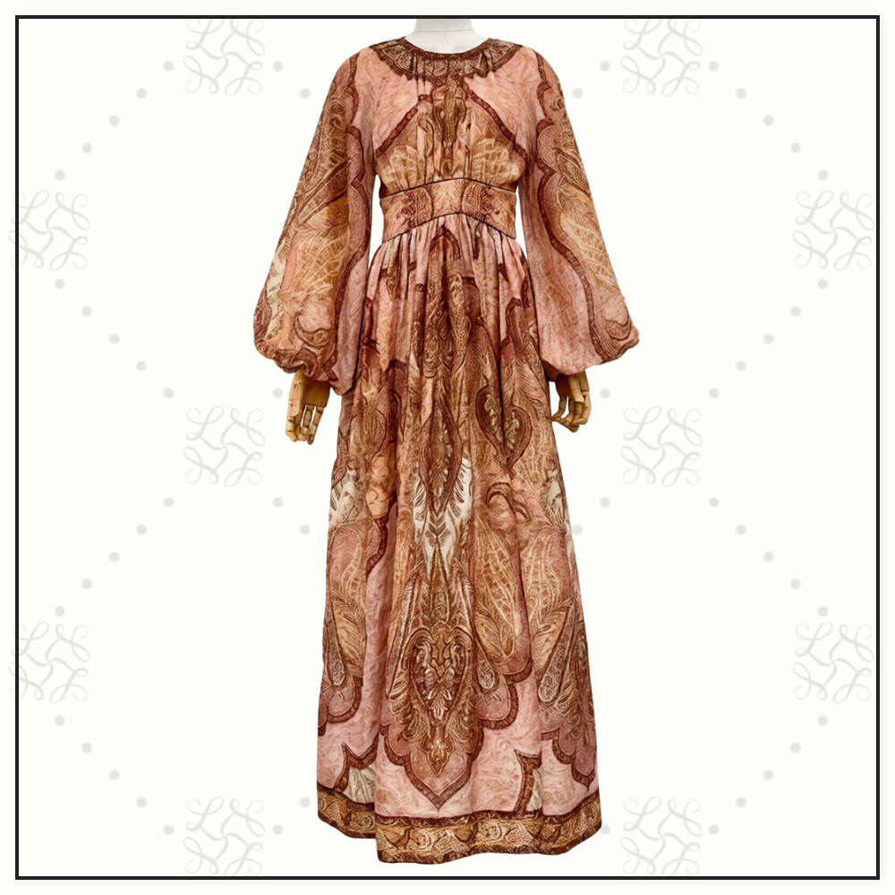 WANDERLUST PLUNGE MIDI DRESS