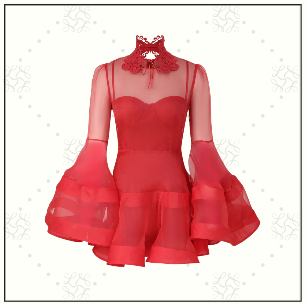 REBELLION LANTERN MINI DRESS