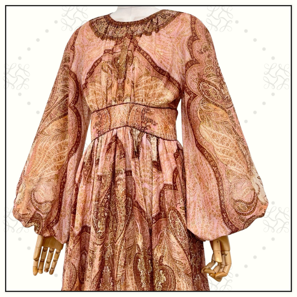 WANDERLUST PLUNGE MIDI DRESS