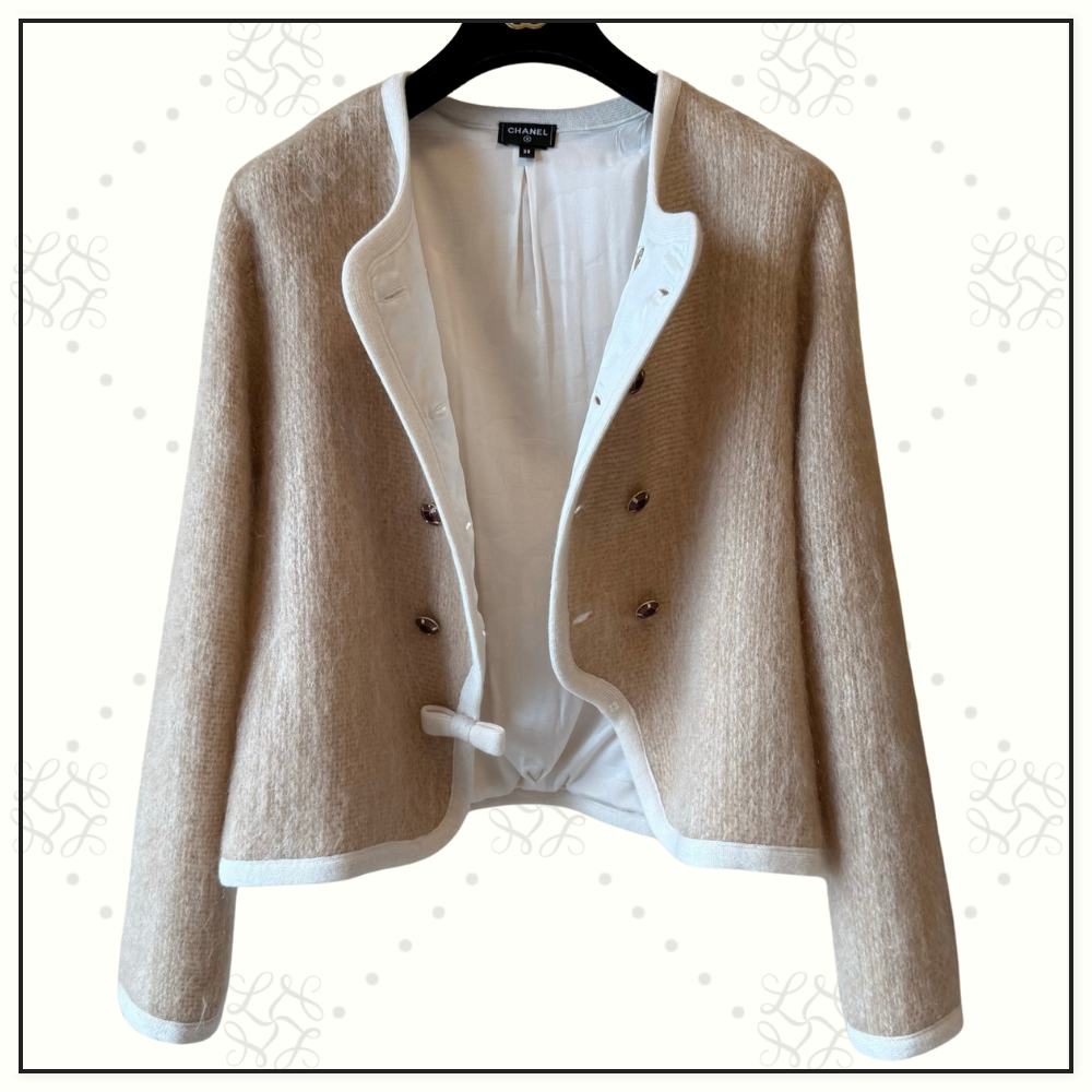 MOHAIR & WOOL JACKET & MINI SKIRT