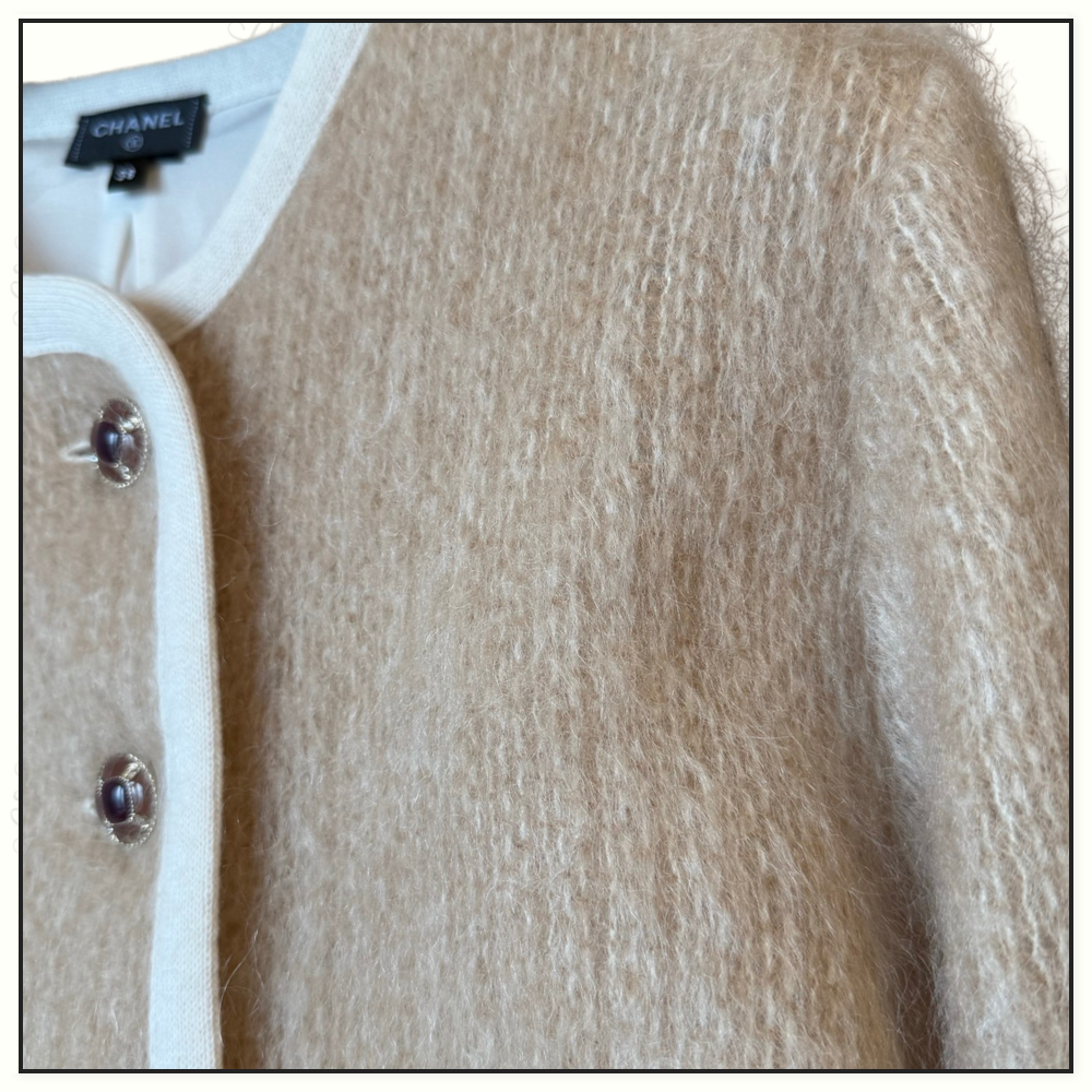 MOHAIR & WOOL JACKET & MINI SKIRT