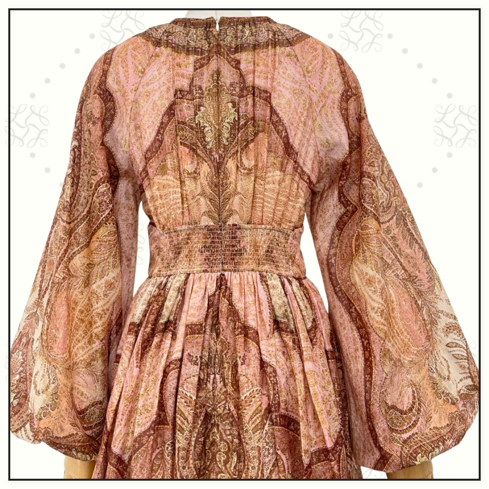 WANDERLUST PLUNGE MIDI DRESS