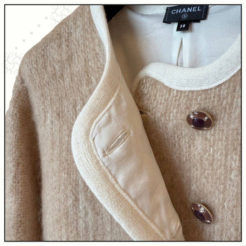 MOHAIR & WOOL JACKET & MINI SKIRT