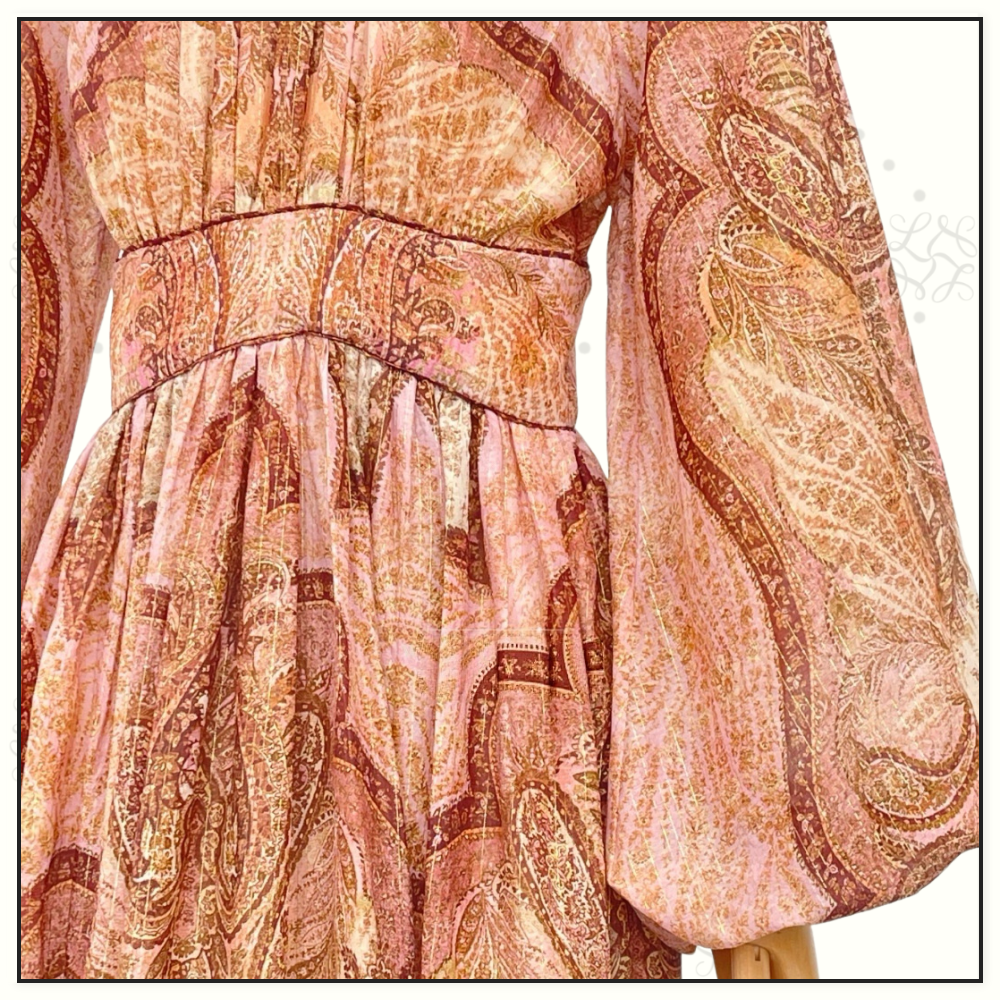 WANDERLUST PLUNGE MIDI DRESS