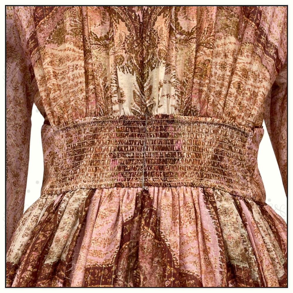 WANDERLUST PLUNGE MIDI DRESS