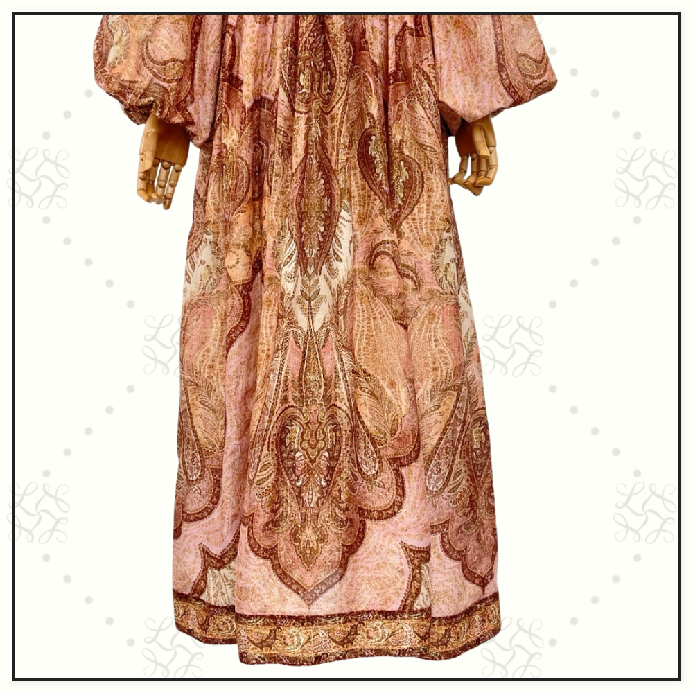 WANDERLUST PLUNGE MIDI DRESS