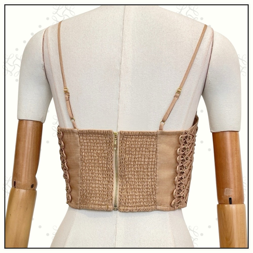 REBELLION BEADED BODICE & MIDI SKIRT