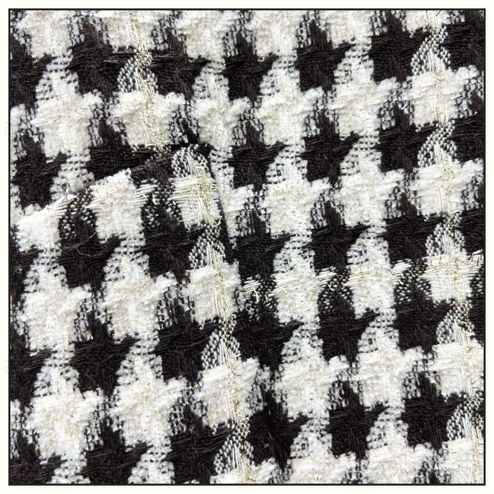 HOUNDSTOOTH TWEED JACKET