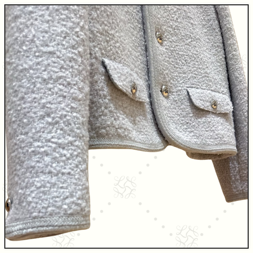 CHELSEA JACKET IN CASHMERE NATTÉ