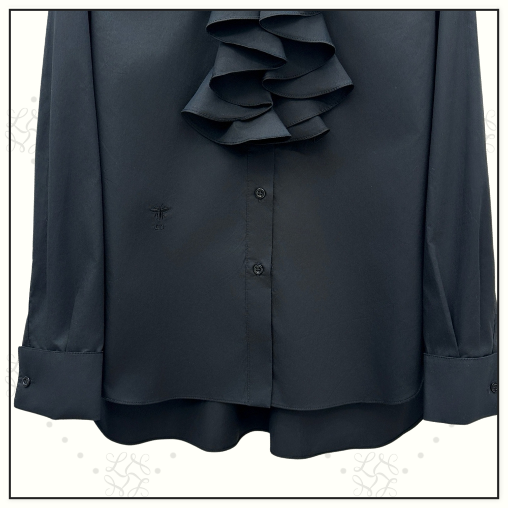 RUFFLE COLLAR SHIRT