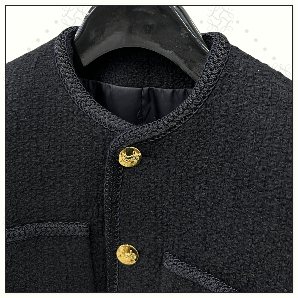 CHASSEUR JACKET IN BOUCLÉ TWEED