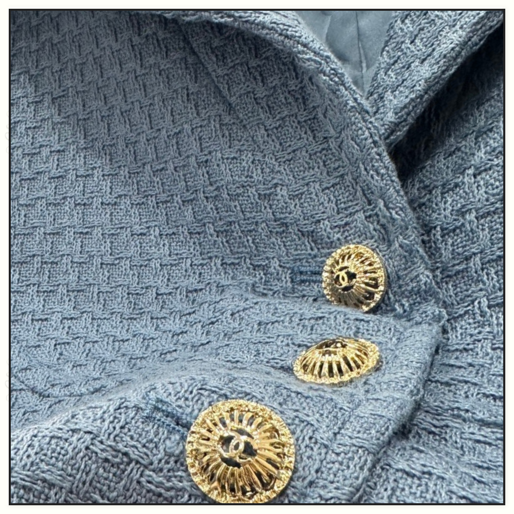 COTTON TWEED CROPPED JACKET