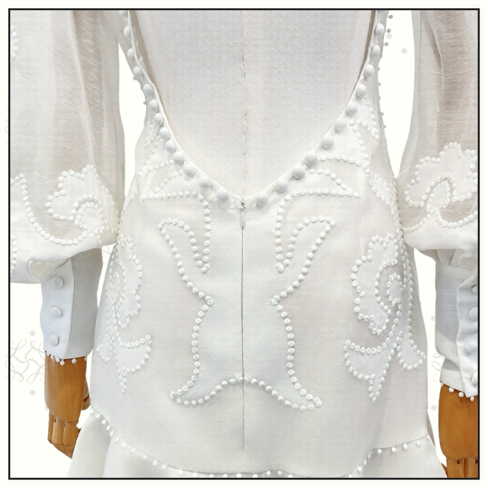 RADIATE APPLIQUÉ FLIP MINI DRESS