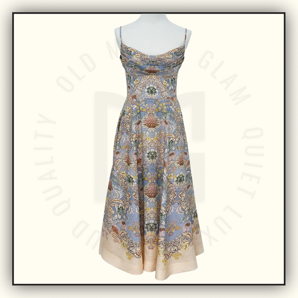 REBELLION TUCK MIDI DRESS