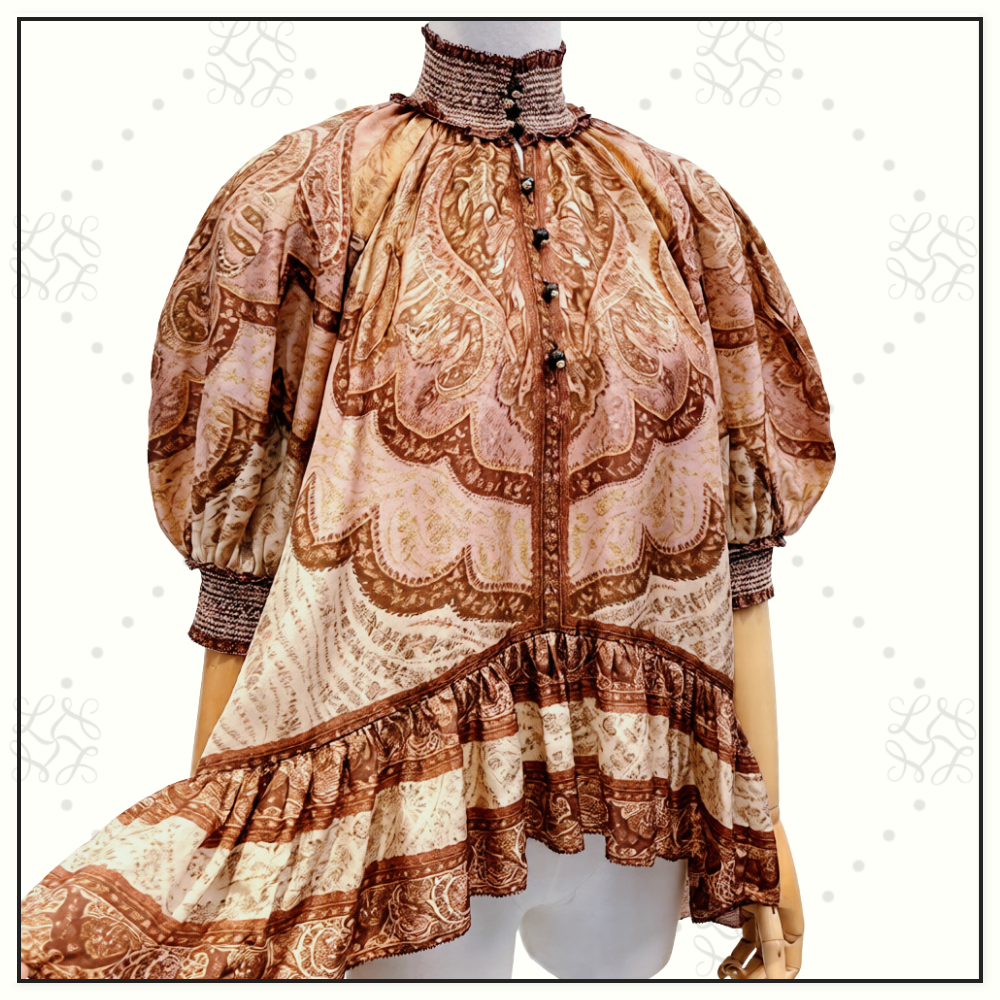 WANDERLUST FRILL BLOUSE & MAXI SKIRT