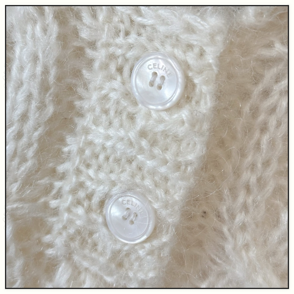 MOHAIR & WOOL CARDIGAN