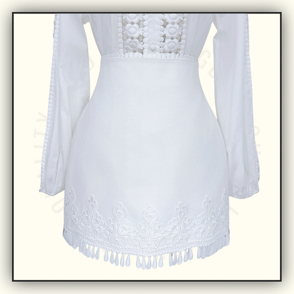 STARDUST TRIM SHIRT & MINI SKIRT