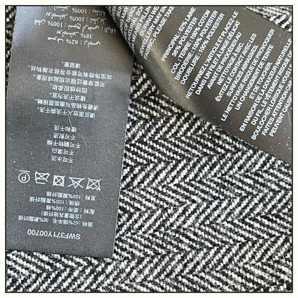 GREY HERRINGBONE COLLARED MINI DRESS