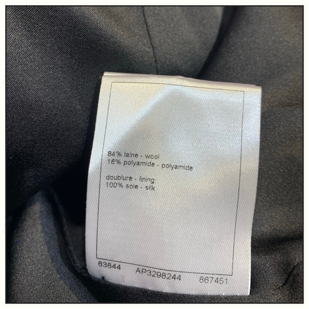 GLITTERED WOOL TWEED JACKET