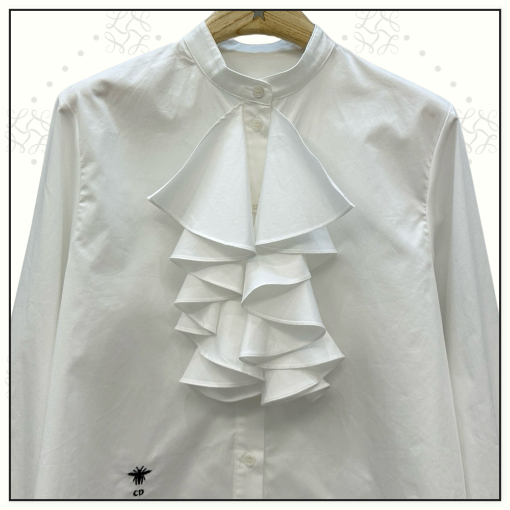 RUFFLE COLLAR SHIRT