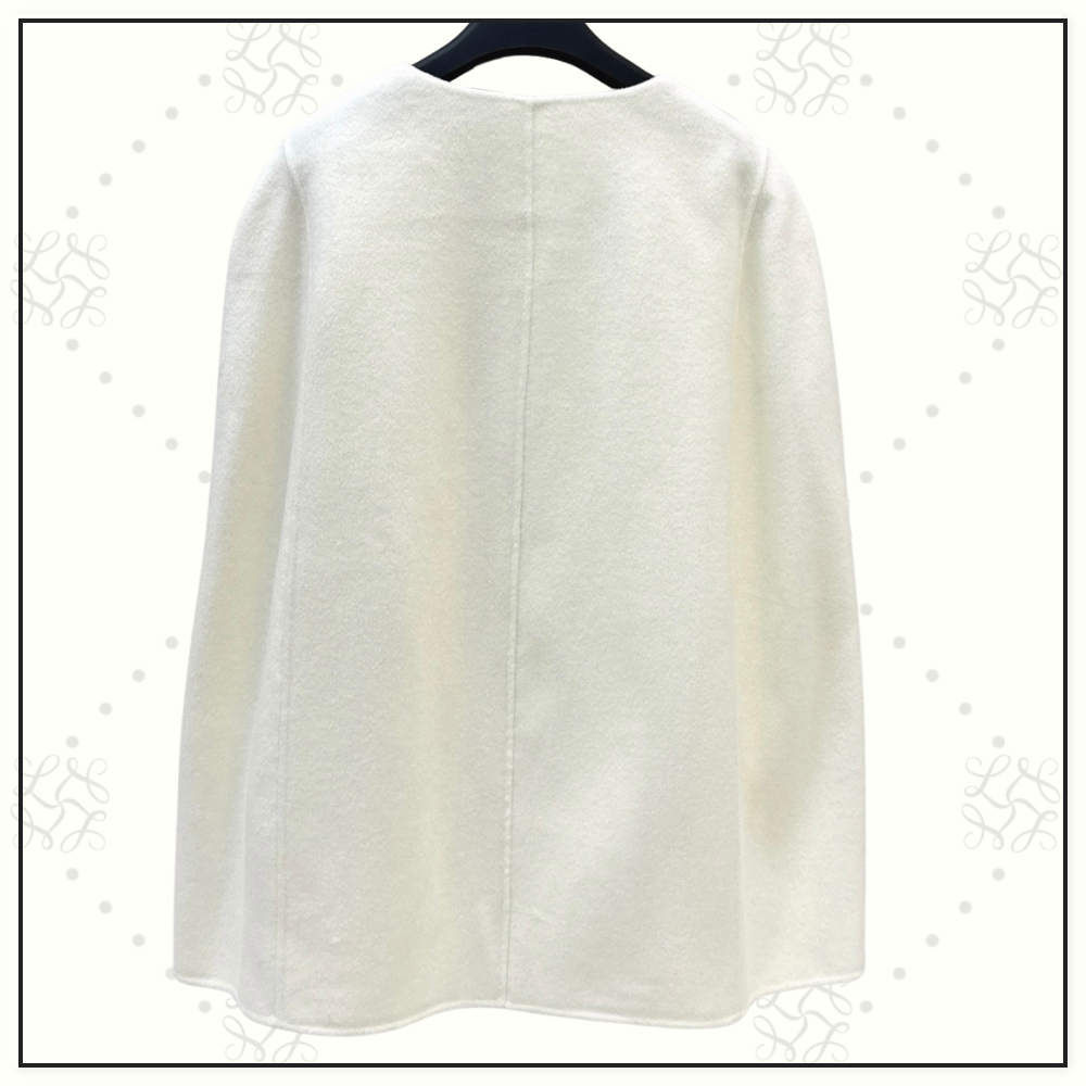 CASHMERE ZIP FRONT COAT