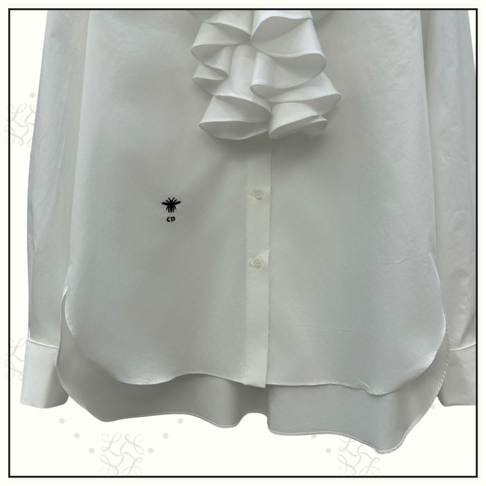 RUFFLE COLLAR SHIRT
