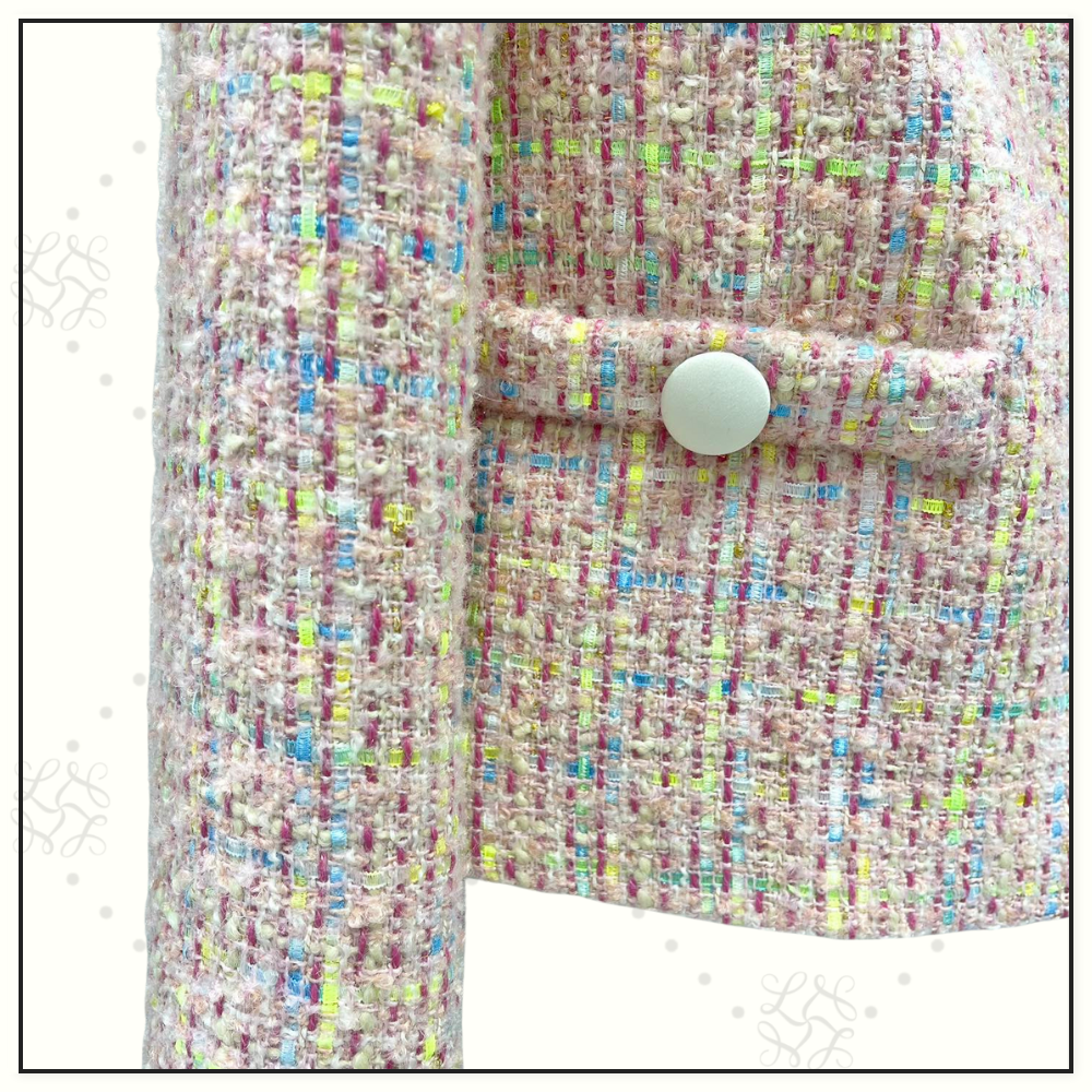 TWEED JACKET & MINI SKIRT