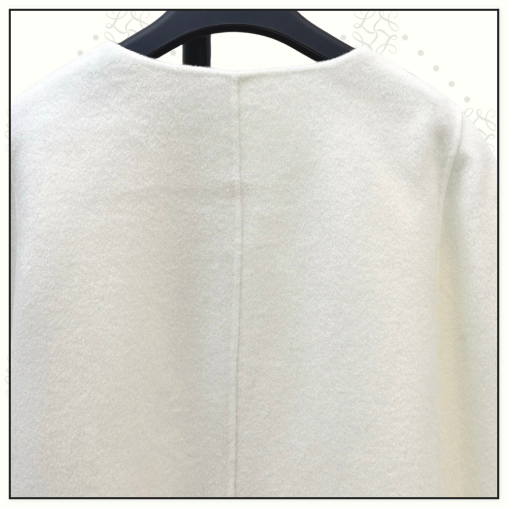 CASHMERE ZIP FRONT COAT