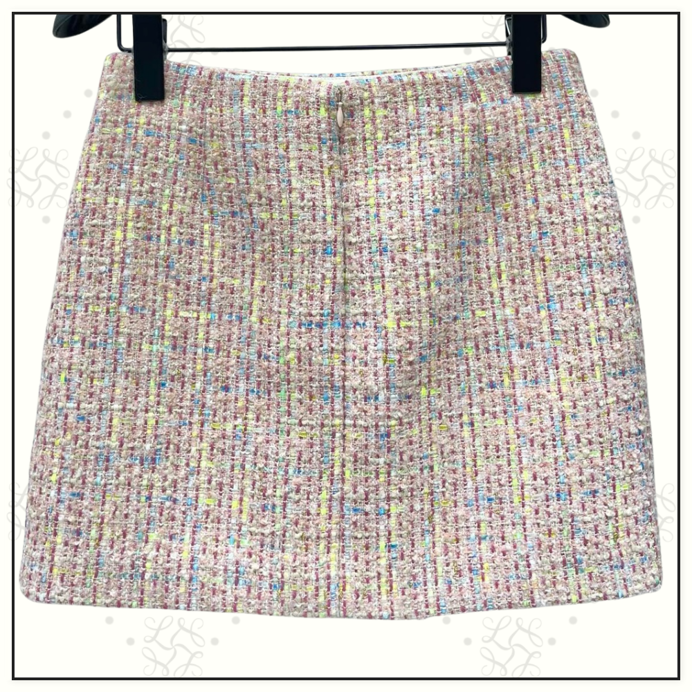 TWEED JACKET & MINI SKIRT