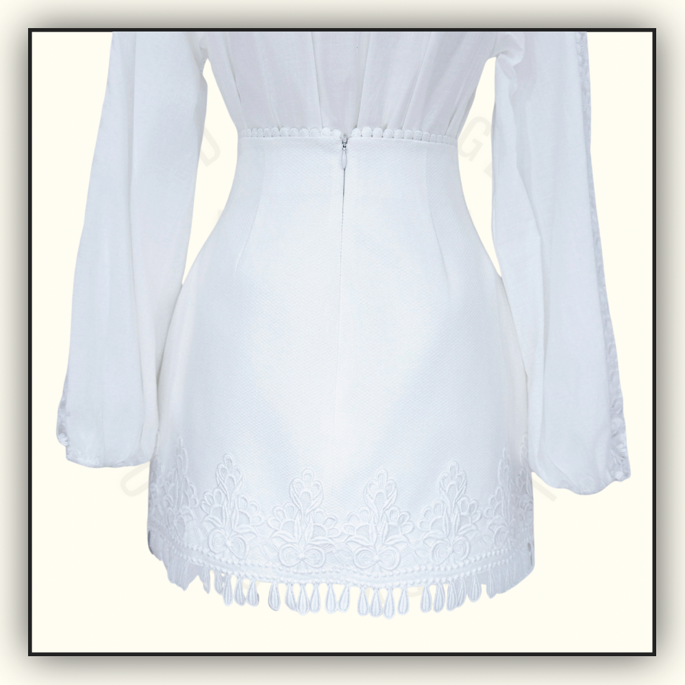 STARDUST TRIM SHIRT & MINI SKIRT