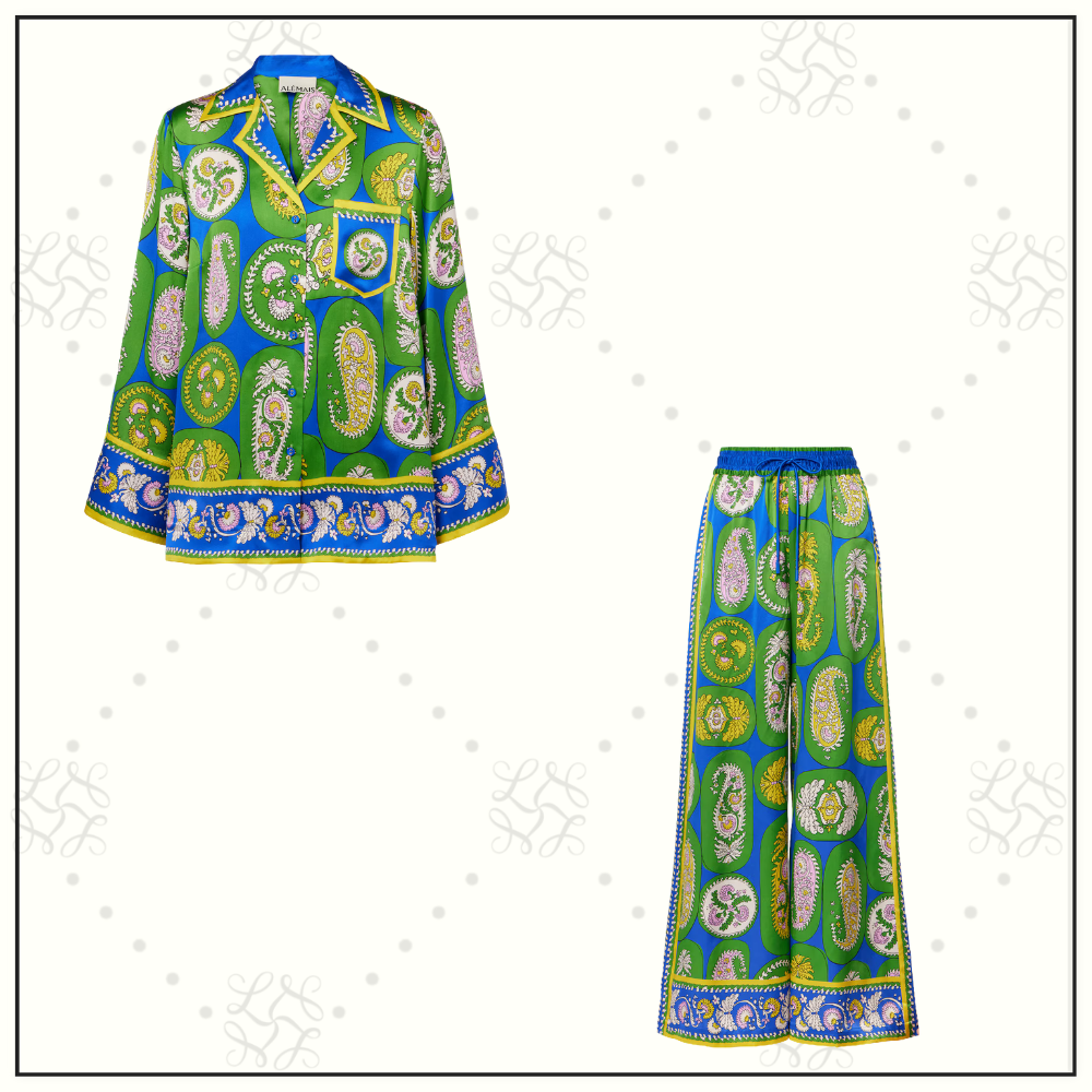 GINA SILK SHIRT & PANTS