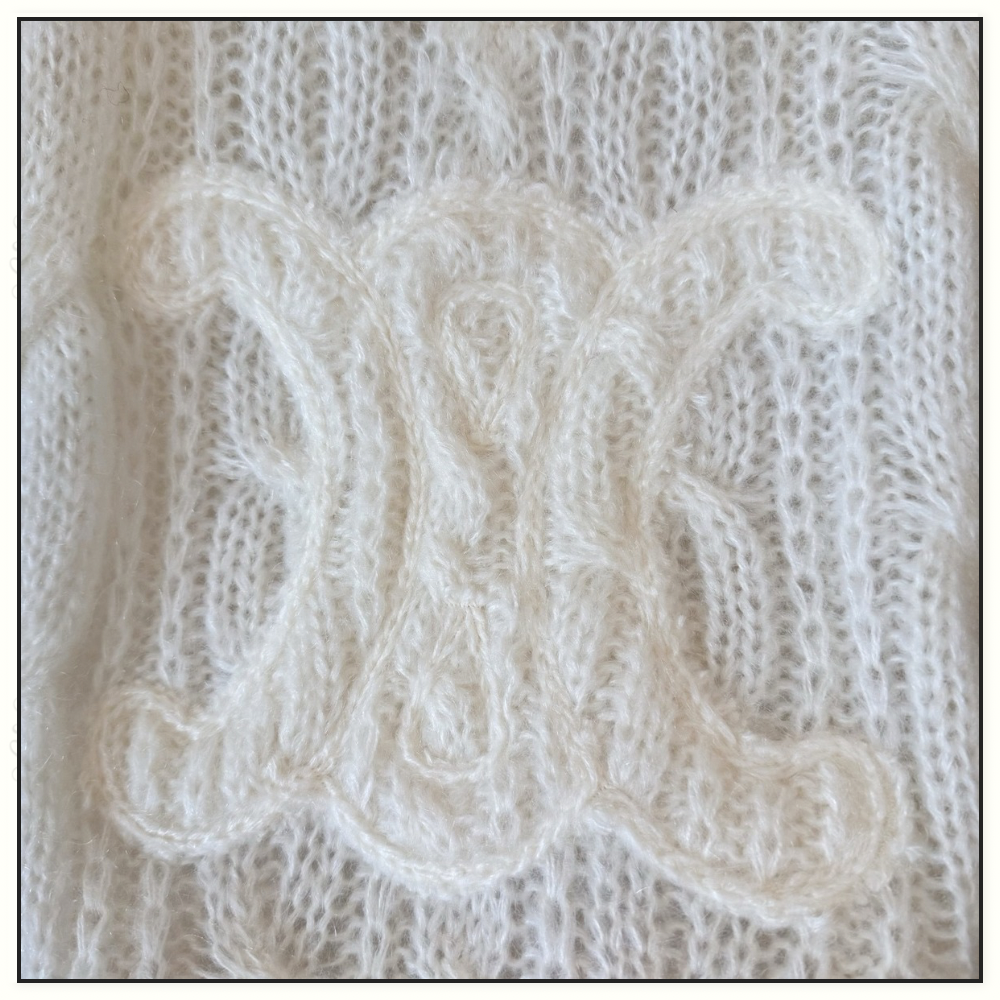 MOHAIR & WOOL CARDIGAN