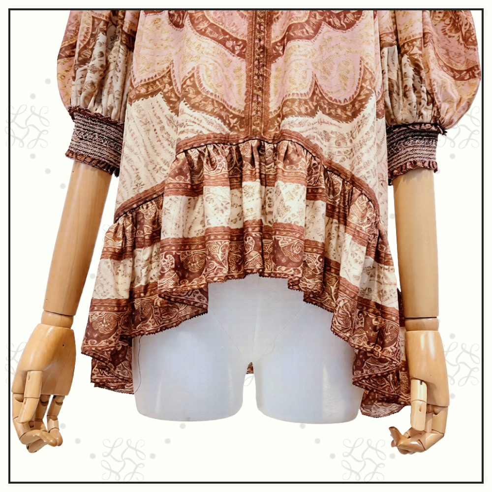 WANDERLUST FRILL BLOUSE & MAXI SKIRT