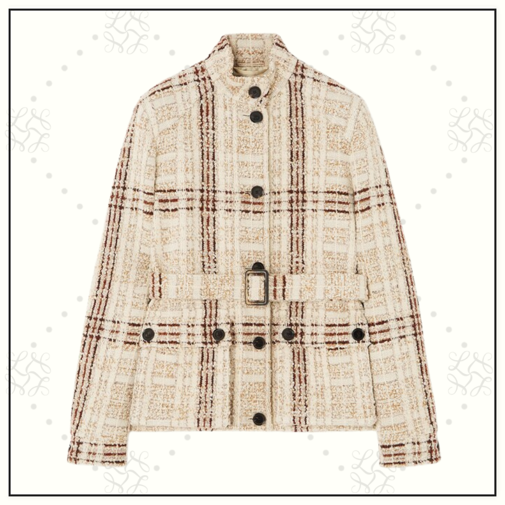 VIRGIN WOOL CASHMERE SILK XANDRA FIELD JACKET