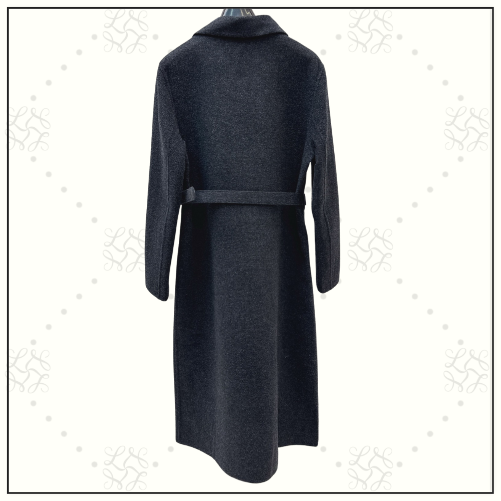 WOOL BELTED COAT DRESS