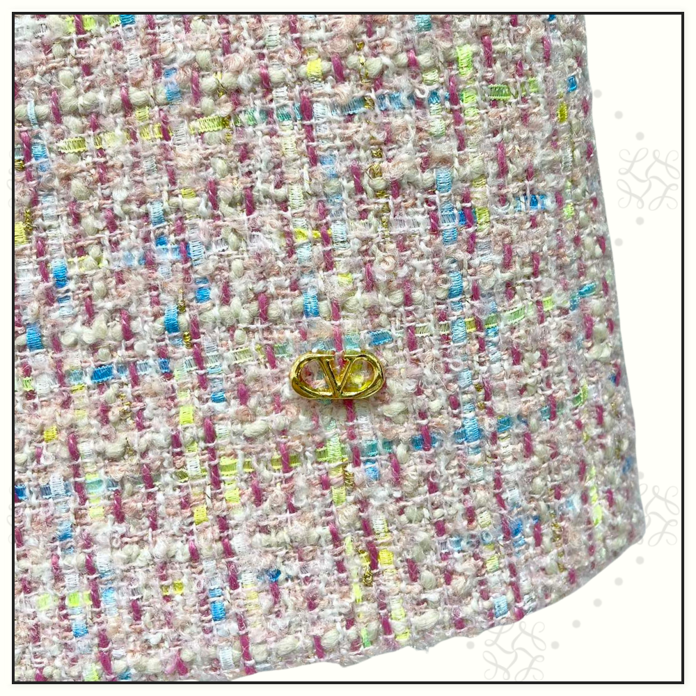 TWEED JACKET & MINI SKIRT