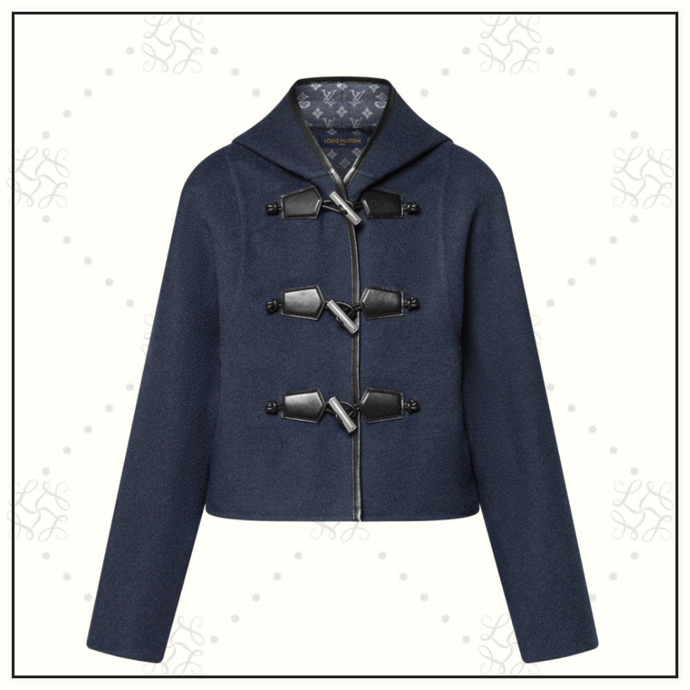 WOOL SHORT DUFFLE COAT & MINI SKIRT