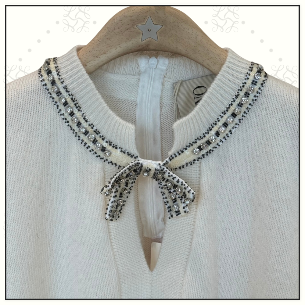 SEQUINED VIRGIN WOOL SWEATER