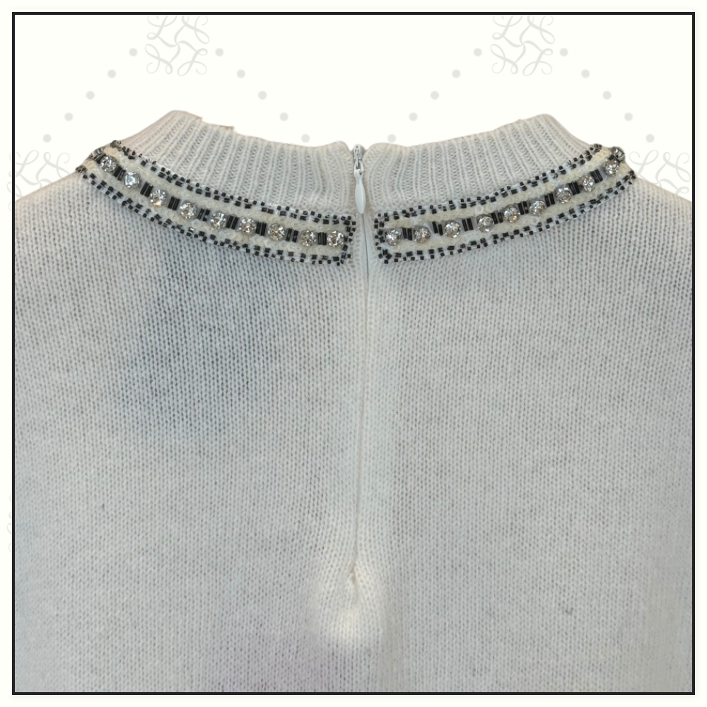 SEQUINED VIRGIN WOOL SWEATER