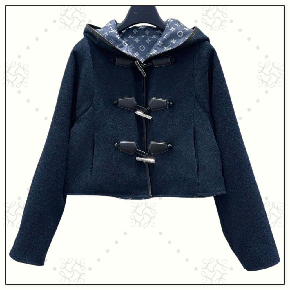 WOOL SHORT DUFFLE COAT & MINI SKIRT