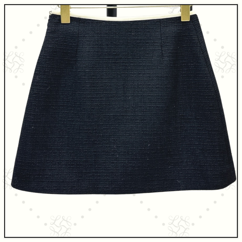 BOW DETAIL JACKET & MINI SKIRT