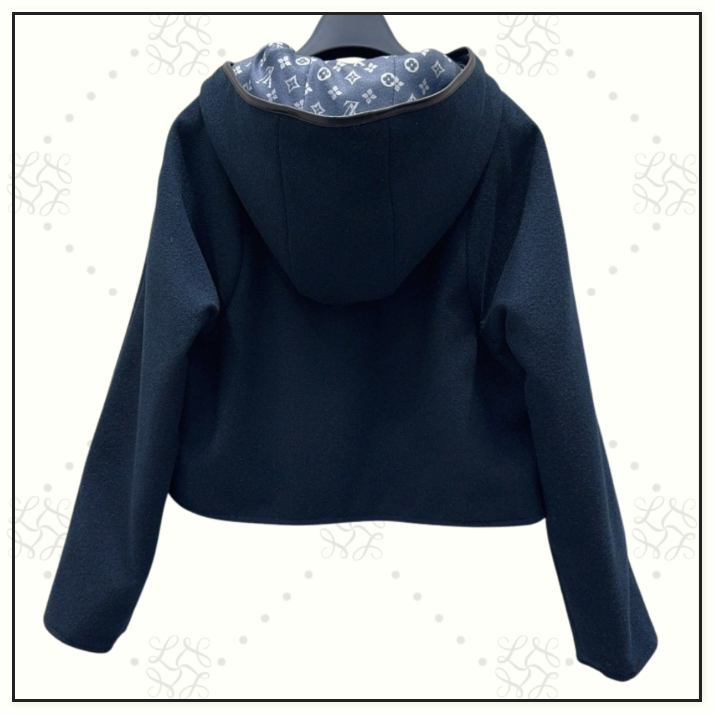 WOOL SHORT DUFFLE COAT & MINI SKIRT