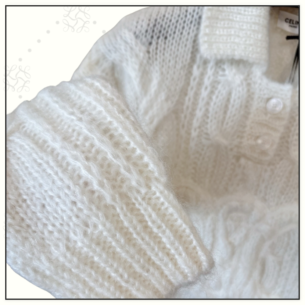 MOHAIR & WOOL CARDIGAN