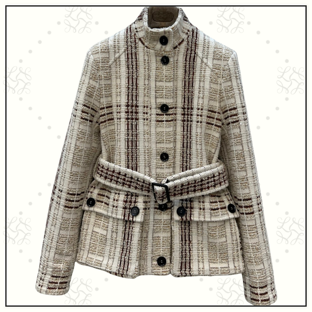 VIRGIN WOOL CASHMERE SILK XANDRA FIELD JACKET